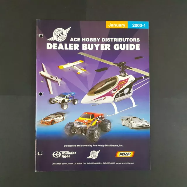 Ace Hobby Distributors Händler Kaufanleitung 2003 - Donnertiger - Auto/Boot usw.