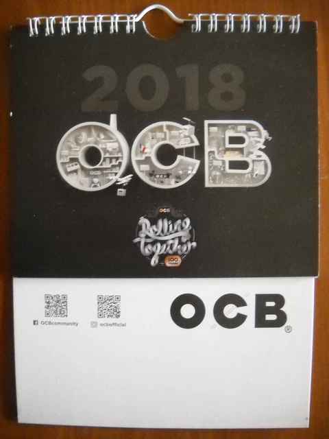 Calendario OCB Anno 2018 - Vintage da collezione -
