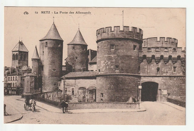METZ  - Moselle - CPA 57 - Les portes - Porte des Allemands vue N° 13
