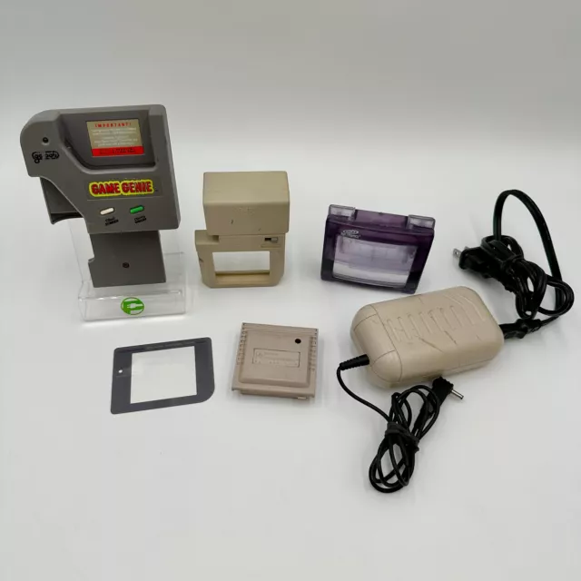 Nintendo GameBoy Accessories - Game Genie, NUBY, High Frequency Light and Rechar