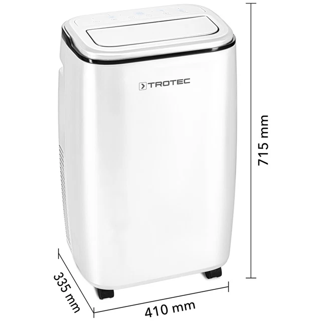 TROTEC Climatiseur local PAC 3800 S Air conditionné mobile 3,8 kW (13000 Btu) 2