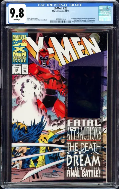 X Men #25 CGC 9.8! 1993! Magneto Removes Wolverine's Adamantium! KEY ISSUE!