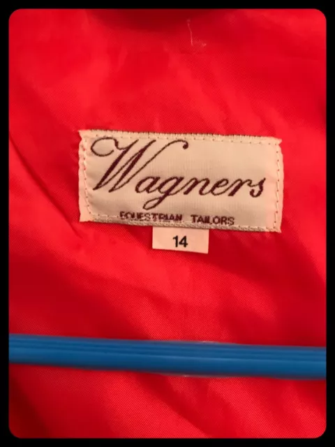 Wagners Show Vest, Red Sz14 2