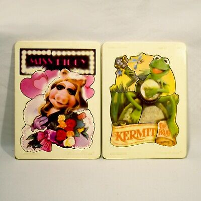 Vintage Fisher Price Muppets Kermit The Frog & Miss Piggy Puzzles 541 / 542 0621