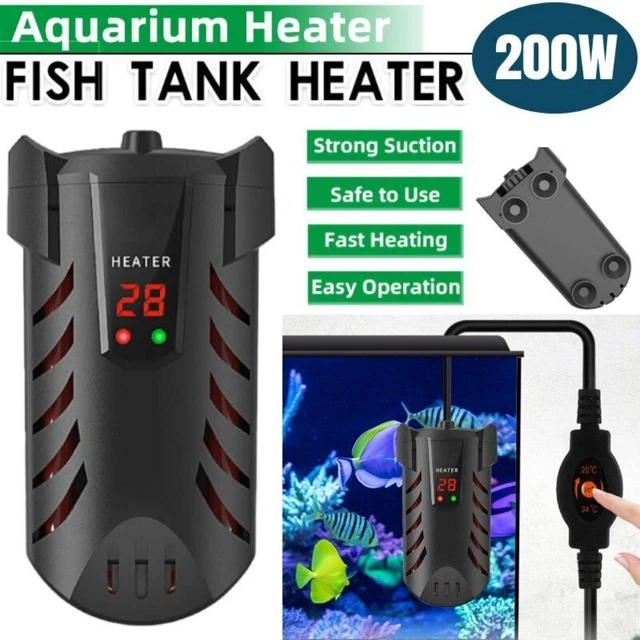 Temp Controller LED Digital Aqua Fish Tank Thermosafe Mini Aquarium Heater