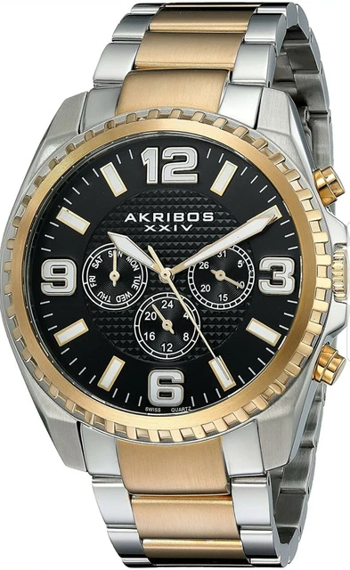 Akribos XXIV AK774TTG Mens Watch $625 MSRP