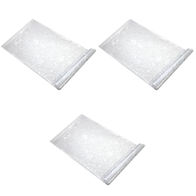 3 rollos película de vidrio 3D película de ventana antiestática pegatina