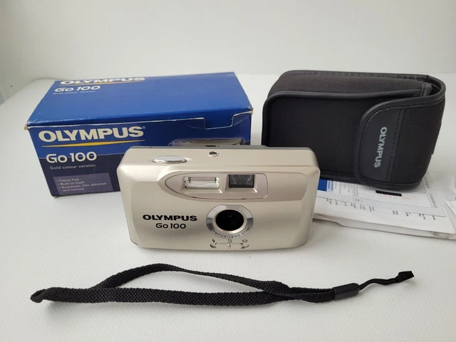 Boxed! Tested! Near Mint! Olympus Go 100 - Compact 35mm Camera