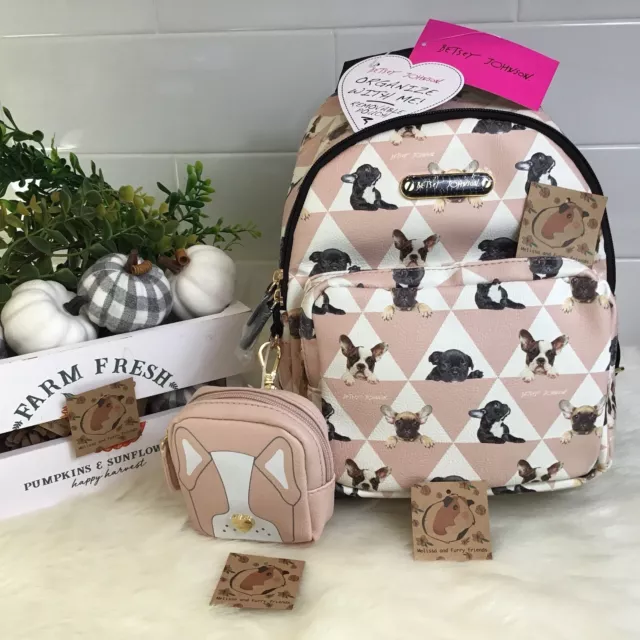 Betsey johnson hotsell french bulldog bag