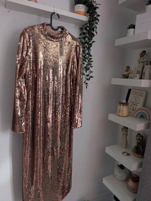 RRP 295 BNWT Stunning Ted Baker sequin dress Ted size 1 UK 8 Red Wine  Burgundy 114.06 - PicClick UK