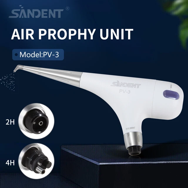 Dental teeth Polisher Prophy Handpiece Air flow Polishing 2/4 hole Hygiene cw