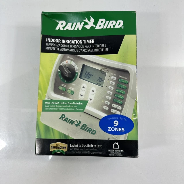 NEW IN BOX Rain Bird SST900IN 9Zone Lawn Sprinkler System Timer