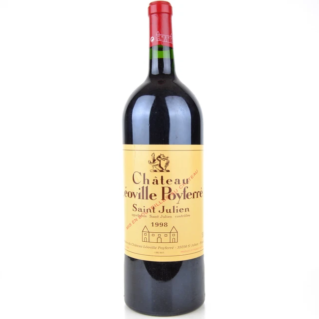 Chateau Leoville Poyferre 1998 2nd CC ST JULIEN concentré ample 25 ANS 1 MAGNUM