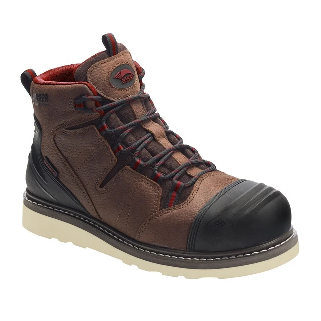 FSI FOOTWEAR SPECIALTIES INTERNATIONAL NAUTILUS Avenger Mens 6-inch Wedge Carbon