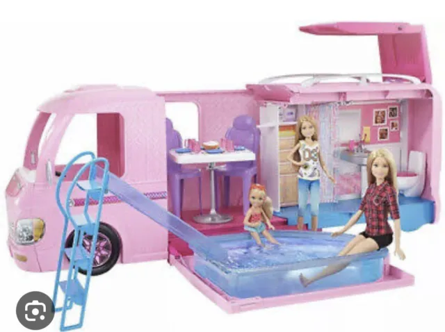 Barbie Dream Camper Van With Waterslide