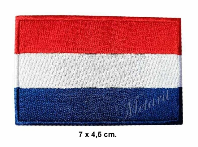 Toppa ricamata con bandiera olandese - Italia