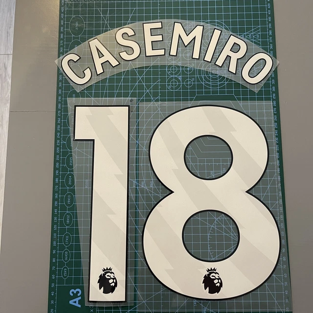 CASEMIRO 8 2023/2024 Manchester United Football Nameset Premier League