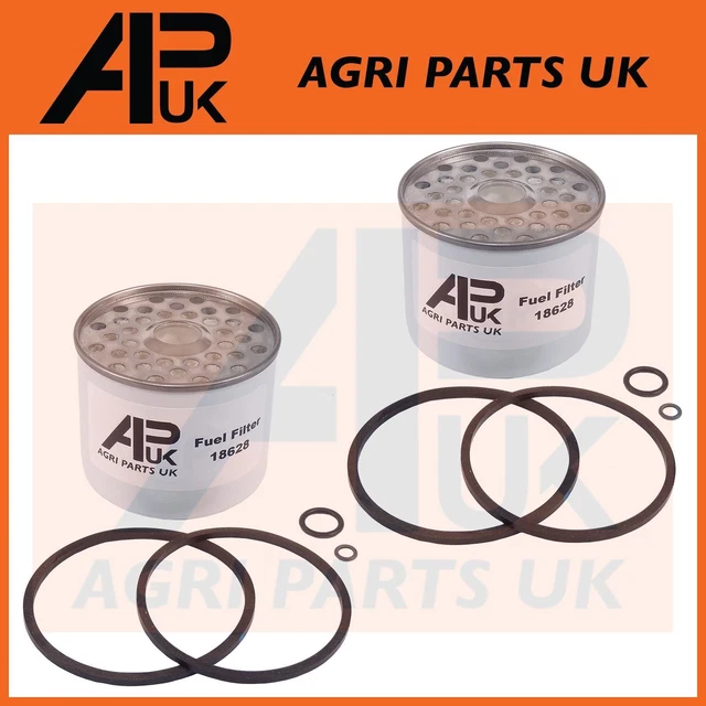 2X FUEL FILTER Element for Massey Ferguson 35 65 135 148 165 168 245