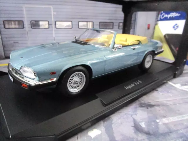 JAGUAR XJS V12 XJ-S  Cabriolet Roadster blau blue hell 182635 limited Norev 1:18