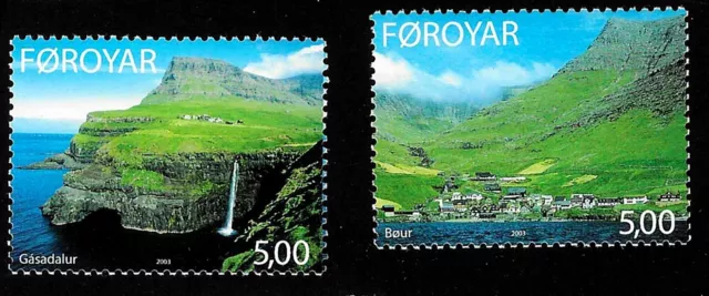 2003 Landscapes Michel FO 460 - 461 Yvert et Tellier FO 456 - 457 xx MNH