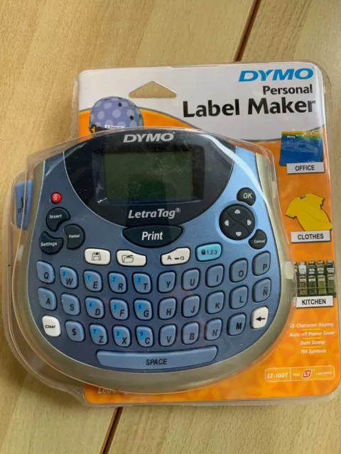 DYMO LetraTag LT-100T Personal Label Maker 7 Print Styles & 13 Character Display