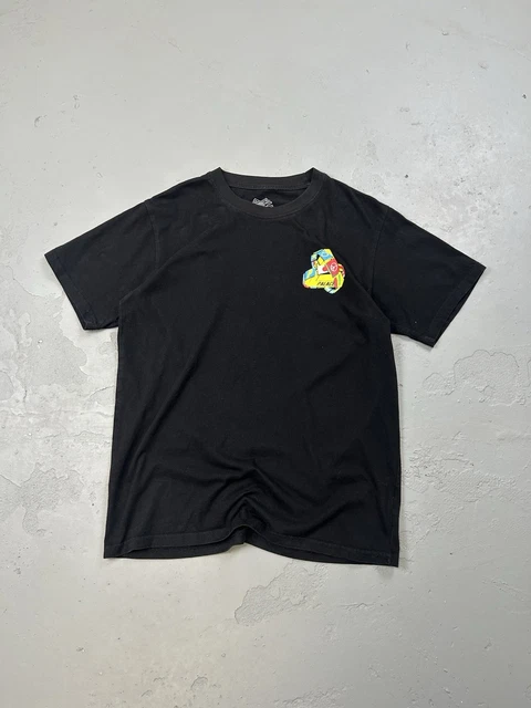 PALACE SKATEBOARDS TRI-FLAG T-Shirt In Black Size Medium £32.00 