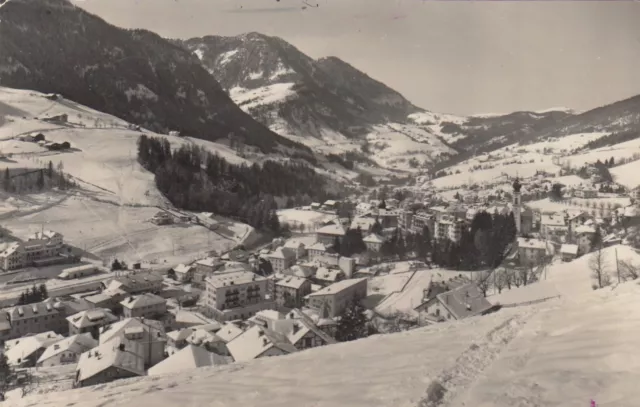 CARTOLINA *7 ORTISEI m. 1236 BOLZANO TRENTINO ALTO ADIGE VAL GARDENA VIAGG. 1955