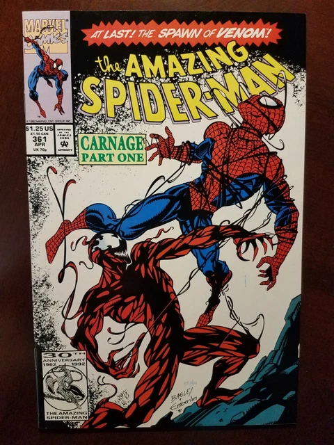 Marvel Comics Amazing Spider-Man #361 (1992) 1st App Carnage High Grade