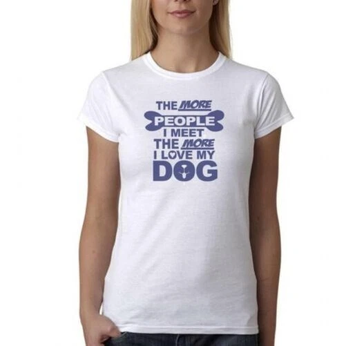 Il More Persone I Meet I Love My Cane - Divertente Uomo/Donna Regalo T-Shirt