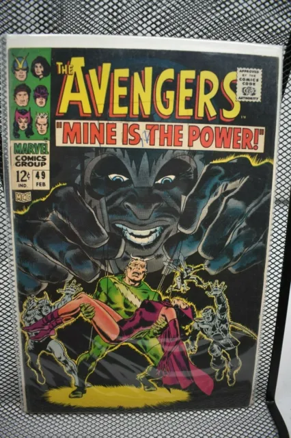 Avengers #49 Marvel Silver Age Comics 1968 Magneto Quicksilver Scarlet Witch 7.5