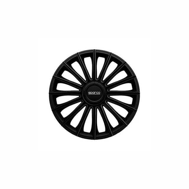 4x Copricerchi Copriruota Treviso Nero 15