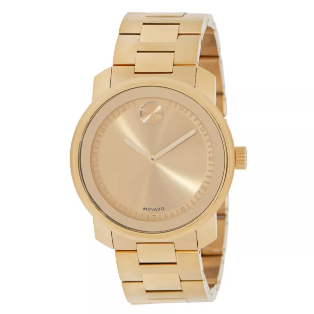 Movado 3600258 Men's Bold Gold-Tone Dial Quartz Watch