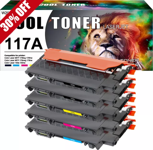 XXL Toner für HP 117A W2070A Color Laser MFP 150a 178nw 178nwg 179fnw Mit Chip