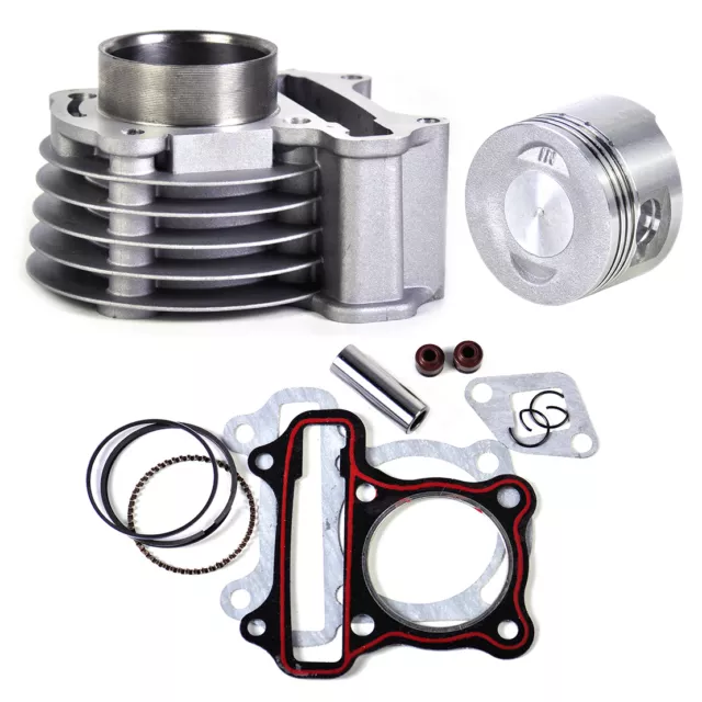 47mm Big Bore Cylinder Kit Piston Pin Head For Scooter Moped GY6 50 60 80 139QMB