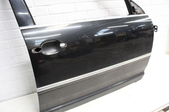 VW Phaeton 3D D1 OS Right Front Door Skin Tarantella Black LR9V 3D4831056P