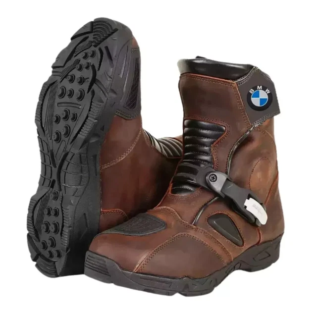 Bottes Moto Roadster A-Pro Cuir Et Textile Noires - Neuf Emballé | Bottes Motard Renforcées