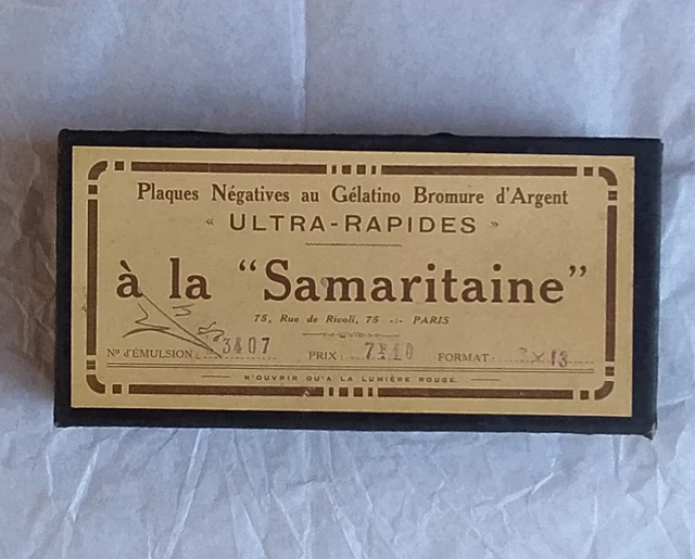 Plaques Photographiques Anciennes 6X13