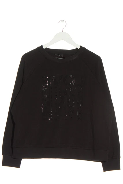 Felpa ZERO donna taglia DE 42 look casual nero