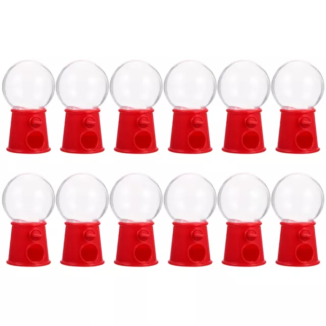 12pcs Mini Gumball Machine Candy Dispenser for Party Favors-RM