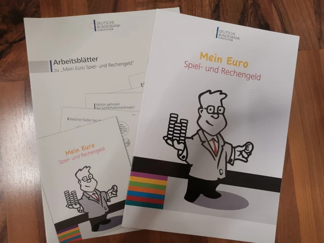 MEIN EURO SPIEL-UND Rechengeld Poster Arbeitsblätter Deutsche Bundesbank Neu EUR 1,00 - PicClick DE