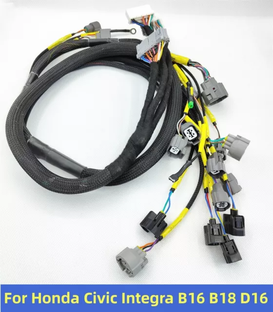 Engine Harness for Honda Civic Integra B16 B18 D16 OBD2 Tucked Budget D B-series