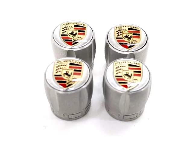 Bouchons de valves décoratifs Porsche en couleur
