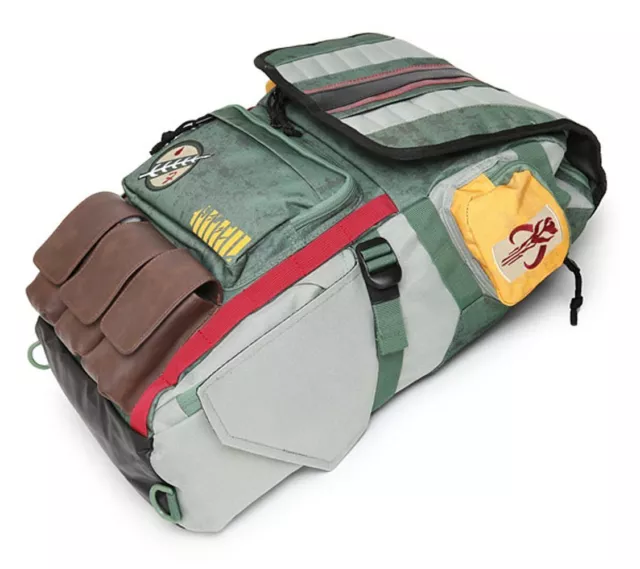 Sac à dos officiel Star Wars Boba Fett écusson mandlorien neuf - vendeur britannique 2