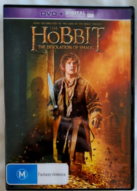 The Hobbit The Desolation of Smaug DVD Region 4 VGC Action Adventure