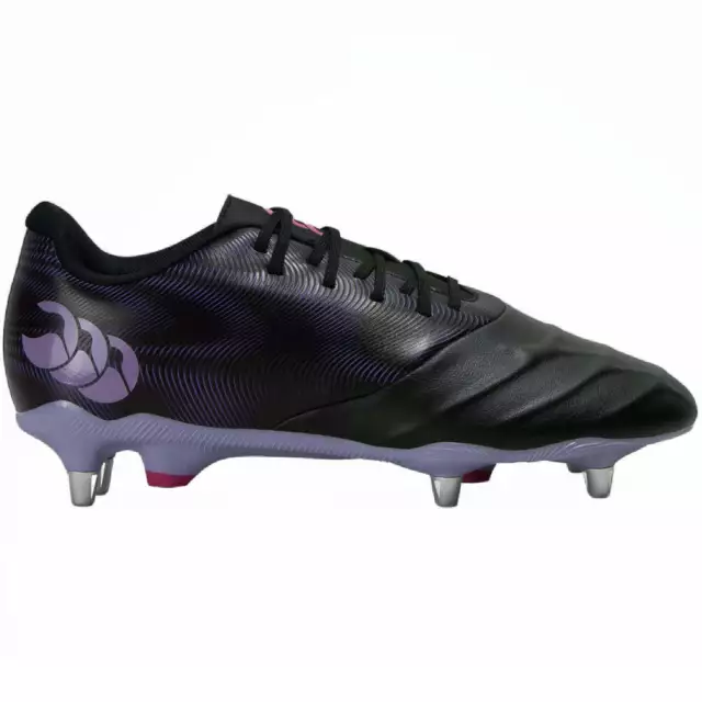 Canterbury | Mens CCC Phoenix Genesis Team Soft Ground Boots (Black/Purple)