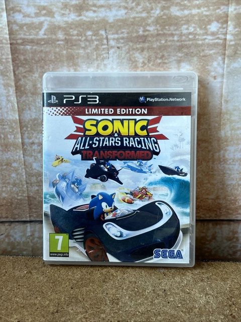 SONIC & ALL STARS RACING TRANSFORMED - LIMITED EDITION -- PS3 - EDITION PROMO