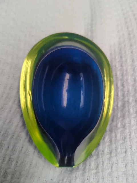 Murano Sommerso Da Ros Vaseline Bowl Cenedese