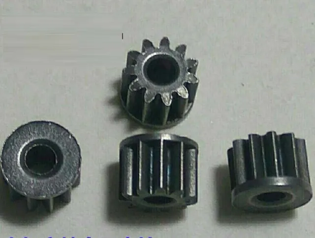 4PCS Motor Spindle Metal Gear Straight 5.3mm 11 Teeth 0.4 Die Hole Diameter 2mm