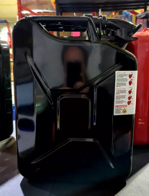 Fuel Can and Spout System, Black - 20L NEW
