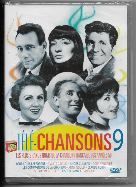 Télé-chansons 9 : les plus grands noms de la chanson française  - DVD NEUF